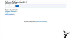 Desktop Screenshot of live.brackelope.com
